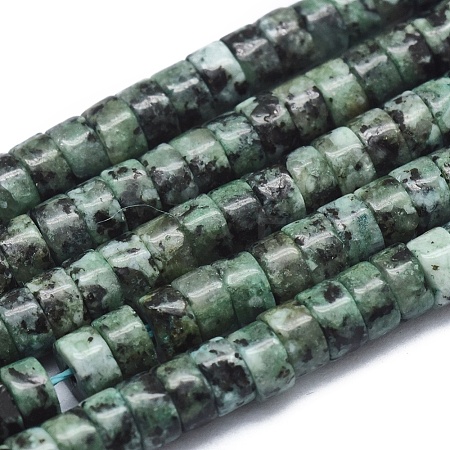 Natural African Turquoise(Jasper) Beads Strands G-A177-01L-12-1