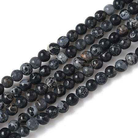 Dyed Natural Regalite/Imperial Jasper/Sea Sediment Jasper Beads Strands G-B124-C05-05-1