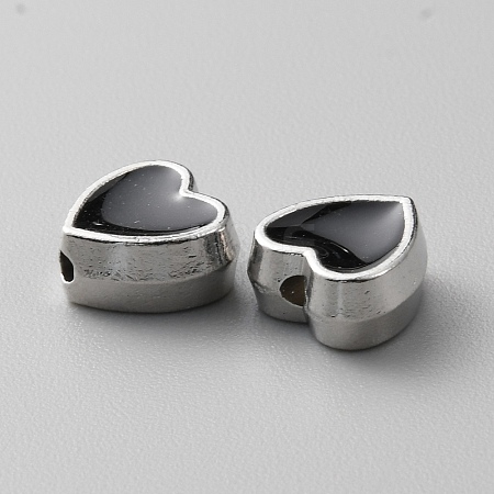 Alloy Enamel Beads ENAM-WH0057-28F-1