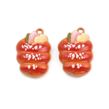 Baking Paint Zinc Alloy Pendants AL-CBA032C-03A-1