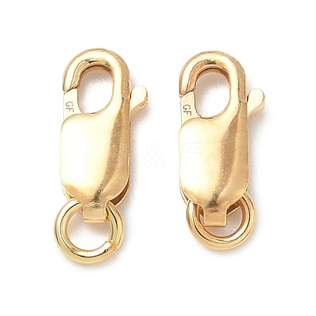 1/20 14K Gold Filled Lobster Claw Clasps KK-NH0011-02B-G-1