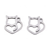 Non-Tarnish 201 Stainless Steel Charms STAS-S081-061-1