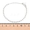 3MM Brass Ball Chain Bracelet Making KK-D238-03P-02-3