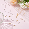 20Pcs 2 Colors Brass Pendants KK-ME0001-90-4
