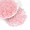 Baking Paint Transparent Glass Beads DGLA-T004-08J-3