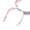 Nylon Cord Braided Bead Bracelet BJEW-JB07478-5