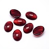 K9 Glass Cabochons Oval Flat Back Cabochons GGLA-L002B-01-2