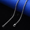 Non-Tarnish 304 Stainless Steel Cable Chain Necklace NJEW-S420-007C-P-4