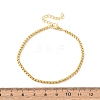 Brass Boston Link Chains Bracelets for Women BJEW-C140-17G-5