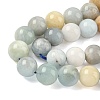 Natural Aquamarine Beads Strands G-D327-A01-10mm-4