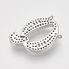 Real Platinum Plated Brass Pendants ZIRC-Q022-040P-Q-NF-2
