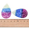 Dyed Natural Quartz Carved Big Pendants GG-CBA0022-15B-3