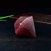 Natural Strawberry Quartz Diamond Sculpture Display Decorations PW-WG0F0C0-07-1