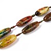 Dyed Natural Agate Beads Strands G-T142-02-4