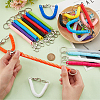 CRASPIRE 26Pcs 13 Colors Plastic Spring Rope for Mobile Phone Bag Accessories FIND-CP0001-61-3