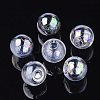 Round Handmade One Hole Blown Glass Globe Ball Bottles LS-BLOW-R002-14mm-AB-1