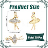 20Pcs Alloy Pendants FIND-SC0012-75-2