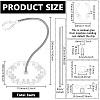 Plastic with Zinc Alloy Model Assembled Action Figure Display Holders with Hexagon Base ODIS-WH0038-219A-2