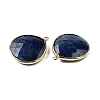 Natural Lapis Lazuli Pendants G-B009-07G-C-5