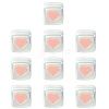 10Pcs Opaque Acrylic Enamel Beads ACRC-FS0001-02G-1