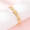 304 Stainless Steel Cuff Bangles for Women BJEW-C155-01D-G-1