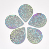 Ion Plating(IP) 304 Stainless Steel Filigree Big Pendants STAS-S108-32-1