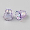 Transparent Acrylic Bead Caps TACR-WH0021-20A-2