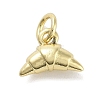 Rack Plating Croissant Brass Pendants X-KK-M293-02G-1