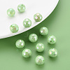 Opaque Acrylic Beads LS-X-TACR-S154-10F-01-3
