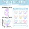 60Pcs UV Plating Transparent Acrylic Beads MACR-TADJ0001-07-3