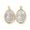 Brass Religion Pendants KK-K408-04G-04-1