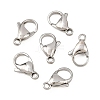 Tarnish Resistant 316 Surgical Stainless Steel Lobster Claw Clasps STAS-316-FL15A-1