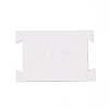 Rectangle Paper Hair Ties Display Cards CDIS-C004-07B-2