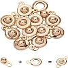 Unicraftale 304 Stainless Steel Snap Clasps STAS-UN0010-71G-1