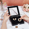 Rectangle Jewelry PU Leather Loose Diamond Storage Box CON-WH0094-45A-3