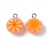 Opaque Resin Imitation Fruit Pendants X-RESI-G061-02-1