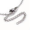 304 Stainless Steel Pendant Necklaces NJEW-O112-01P-5