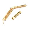 925 Sterling Silver Cubic Zirconia Twister Clasps STER-WH0007-28A-G-3