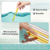 AHADEMAKER 60Pcs 3 Colors Reusable Acrylic Mirror Cakesicle Sticks DIY-GA0004-06-4