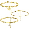 Anklets Sets AJEW-AN00383-01-1