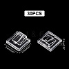 Square Transparent Acrylic Single Ring Display Stands LS-RDIS-WH0016-01A-2
