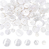 100Pcs 5 Styles 4-Hole Shell Buttons BUTT-WR0001-26-1