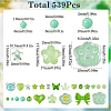 Opaque Transparent Acrylic Beads Kits MACR-SP0001-48A-2