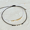 2Pcs Minimalist Glass Seed Bead Braided Bead Bracelets VR4504-1-2