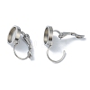 Tarnish Resistant 304 Stainless Steel Leverback Earring Findings KK-H152-09B-P-3