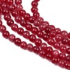 Natural Striped Stone Beads Strands X-G-D315-A01-05-4mm-5