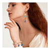 Printed Alloy Enamel Pendants PALLOY-PH0013-29-8