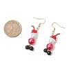Glass Seed Beads Dangle Earrings EJEW-MZ00504-01-4