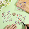 Mushroom Plastic Nail Art Stickers MRMJ-WH20004-07-3