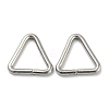 Non-Tarnish 304 Stainless Steel Triangle Linking Ring STAS-Z048-01B-1